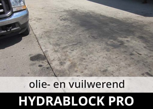 Hydrablock Pro - beton steen - oliewerend vuilwerend
