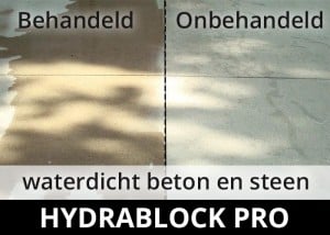 Hydrablock Pro - waterdicht beton steen voor na