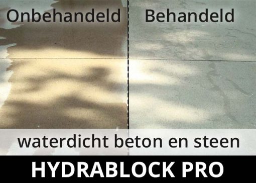 Hydrablock Pro - waterdicht beton steen voor na