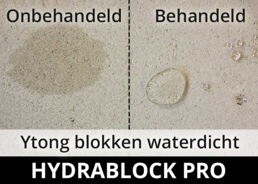 Hydrablock Pro - Ytong blokken waterdicht maken