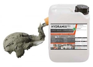 Hydramix - impregneermiddel, Cement, mortel, specie waterdicht maken