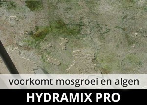 Hydramix Pro - waterdicht-pleisterwerk voorkomt mos algen