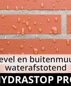 Hydrastop Pro impregneermiddel - gevel en buitenmuur waterdicht waterafstotend