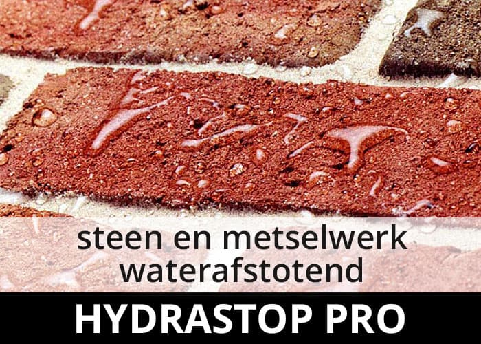 Hydrastop Pro impregneermiddel - steen en metselwerk waterdicht waterafstotend