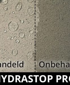 Hydrastop Pro impregneermiddel - waterdicht behandeld steen beton