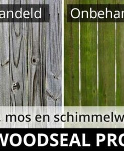 Woodseal Pro impregneermiddel - hout algen mos en schimmelwerend