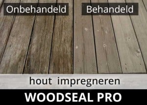 Woodseal Pro impregneermiddel - hout riet rotan impregneren voor na behandeling