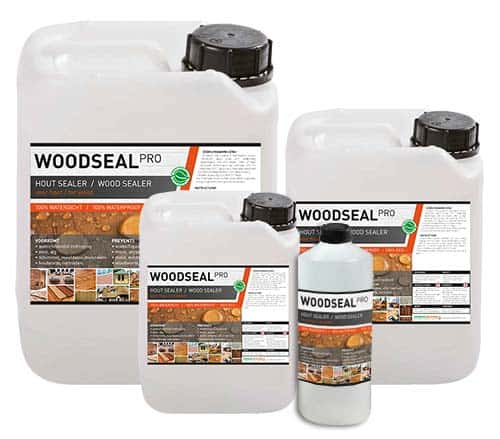 Woodseal Pro, hout impregneermiddel, hout waterdicht maken, hout waterafstotend maken, impregneermiddel hout